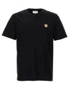 Fox Head Patch Classic Short Sleeve T-Shirt Black - MAISON KITSUNE - BALAAN 2