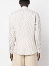 FF Linen Long Sleeve Shirt Rock - FENDI - BALAAN 4