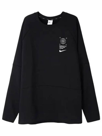 Dri-Fit Graphic Crew Long Sleeve T-Shirt Black - NIKE - BALAAN 2