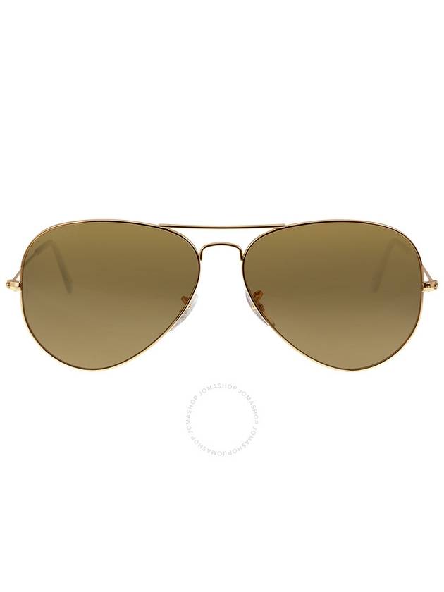 Ray Ban Aviator Classic Polarized Brown Pilot Unisex Sunglasses RB3025 001/57 62 - RAY-BAN - BALAAN 1