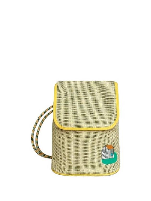 Les Cabanes Backpack Beige Yellow - HERMES - BALAAN 2