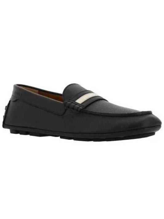 Carlos Leather Driving Shoes Black - BALLY - BALAAN 2