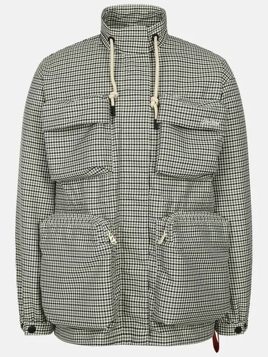 Men's Check Threedimensional Pocket Jumper MMCON5A39 443 - AFTER LABEL - BALAAN 1