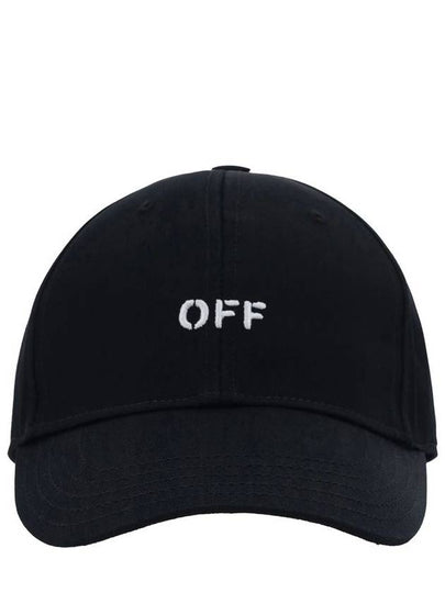 Hat OMLB052C99FAB002 1001 Black - OFF WHITE - BALAAN 2