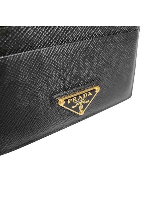 1MC025 Saffiano gold triangle logo card wallet - PRADA - BALAAN 7