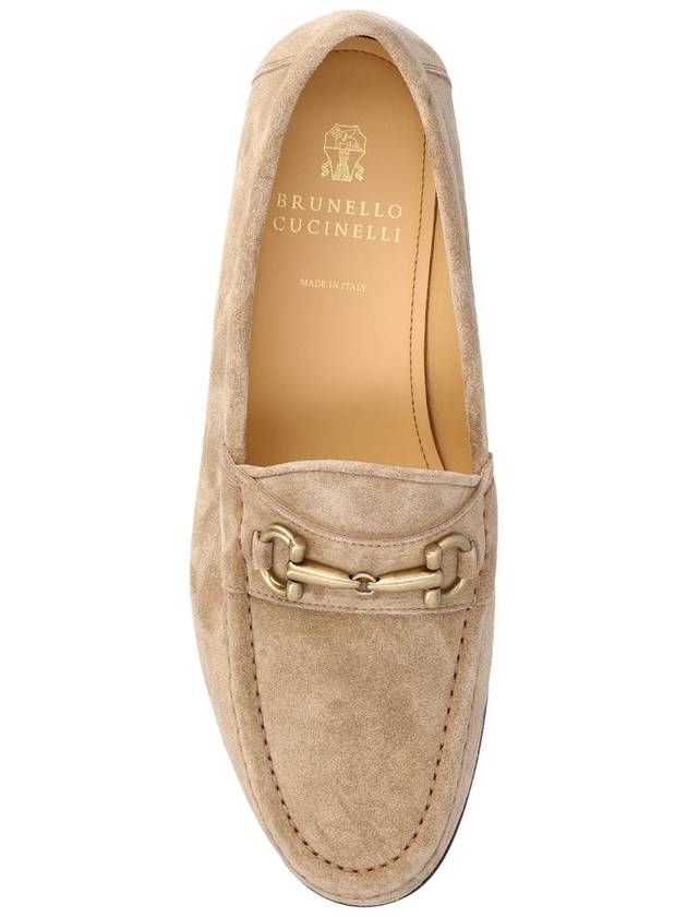 Suede Loafers Beige - BRUNELLO CUCINELLI - BALAAN 5