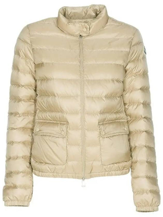 LANS logo patch lightweight padded jacket beige 1A101 00 53048 200 - MONCLER - BALAAN 1