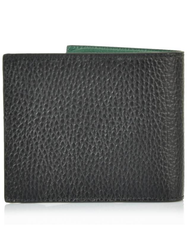 GG Interlocking Two Tone Half Wallet Black - GUCCI - BALAAN 3