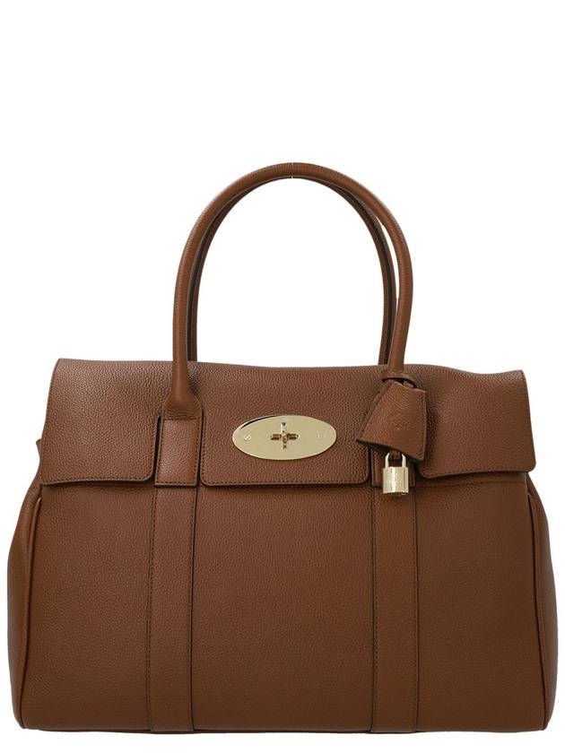 Bayswater Grain Small Classic Leather Tote Bag Brown - MULBERRY - BALAAN 2