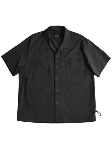 Nylon Washa Short Sleeve Shirt Charcoal - OFFGRID - BALAAN 1