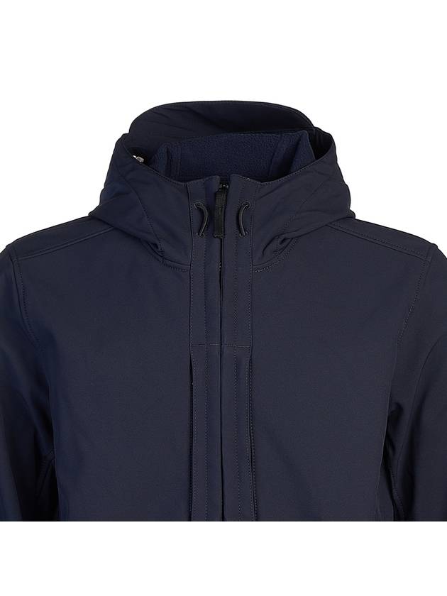 Soft Shell RE Dye Technology Hooded Jacket Navy - STONE ISLAND - BALAAN 5