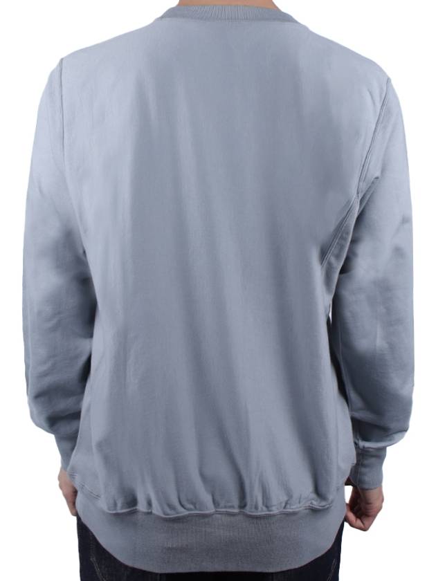 24SS Men's Elastic High Gauge Sweatshirt Blue Gray A24SP01NU BLUEGRAY - AURALEE - BALAAN 5