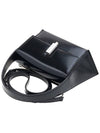 Geometric Small Shoulder Bag Black - SALVATORE FERRAGAMO - BALAAN 5