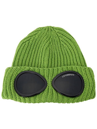 Kifds Merino Wool Goggle Beanie Green - CP COMPANY - BALAAN 1