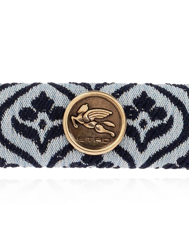 Etro Patterned Hair Clip, Women's, Grey - ETRO - BALAAN 4