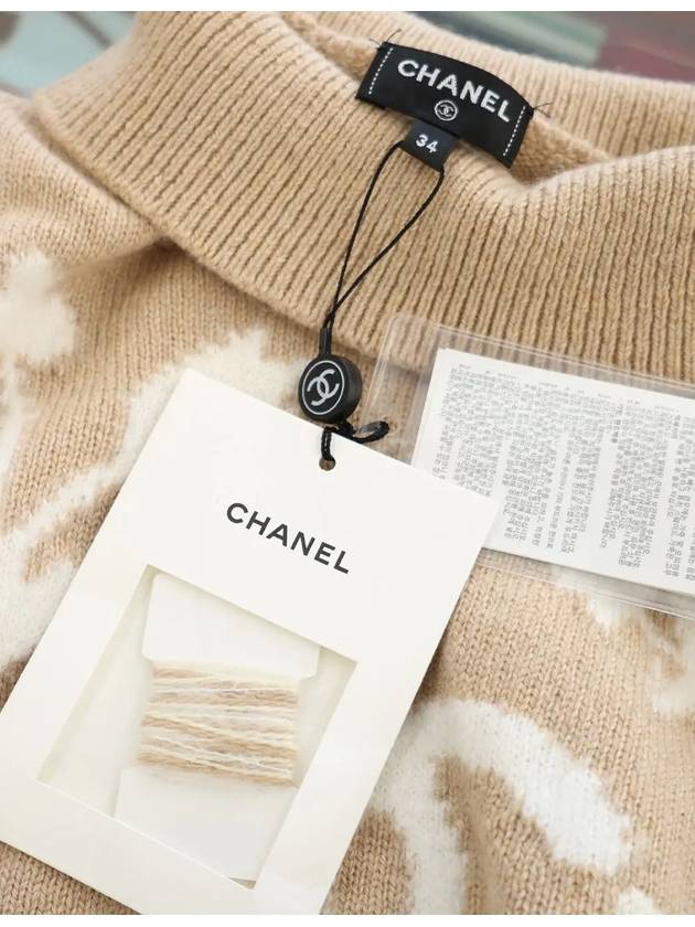 Coco Neju Pullover Turtleneck Sweater 34 P77809 - CHANEL - BALAAN 6