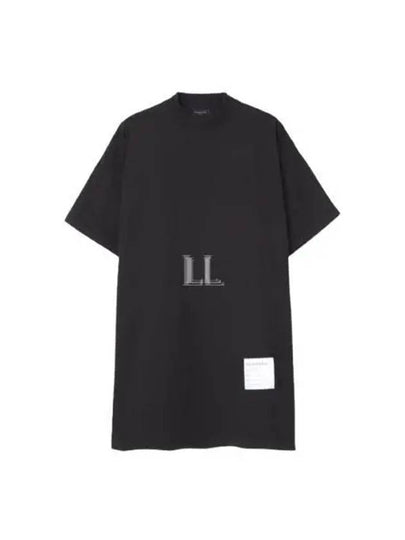 Sample Sticker Oversized Short Sleeve T-Shirt Black - BALENCIAGA - BALAAN 2