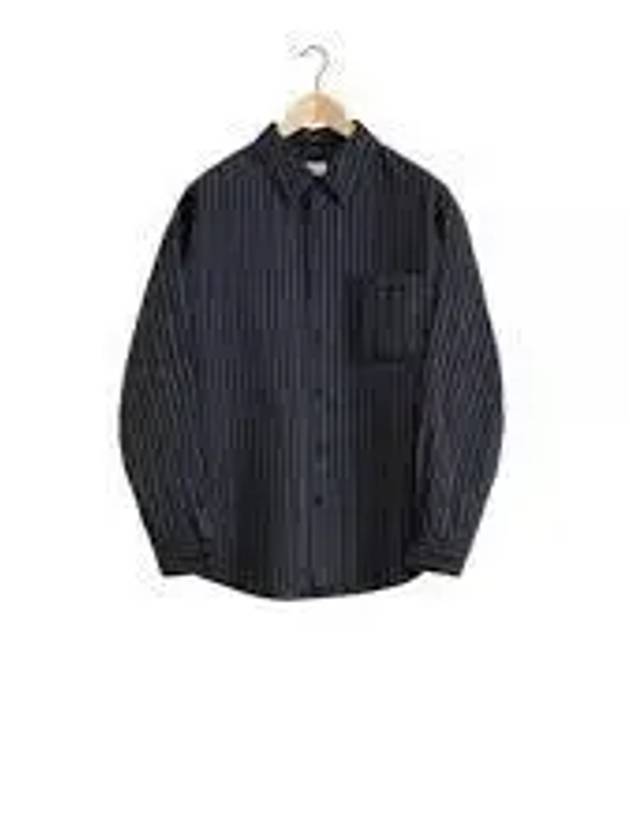 Striped Long Sleeve Shirt Black - LEMAIRE - BALAAN 2