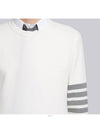 4 Bar Armband Milano Stitch Knit Top White - THOM BROWNE - BALAAN 6