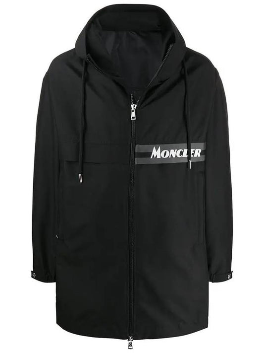 Ildut Logo Nylon Half Parka Black - MONCLER - BALAAN 2