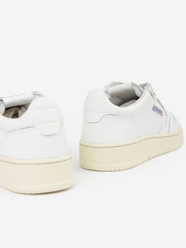 Medalist Leather Low Top Sneakers White - AUTRY - BALAAN 5