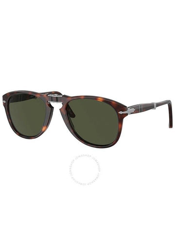 Persol Green Pilot Folding Unisex Sunglasses PO0714 24/31 54 - PERSOL - BALAAN 1