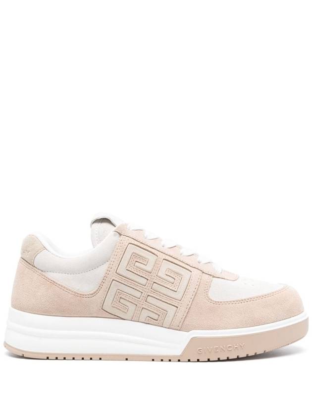 4G Logo Calf Leather Low Top Sneakers Beige - GIVENCHY - BALAAN 2