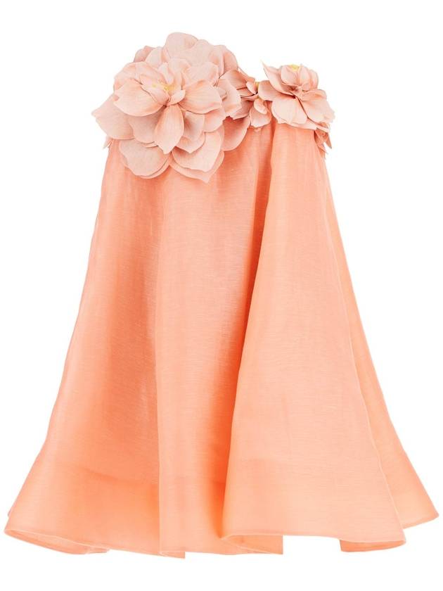 "mini organza dress with petal - ZIMMERMANN - BALAAN 1