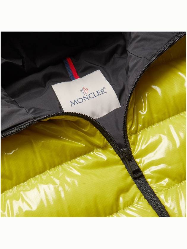 Raffle Padded Hooded Vest Lime - MONCLER - BALAAN 6