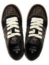 Match FF Jacquard Low Top Sneakers Brown - FENDI - BALAAN 3