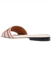 Signature Slides Slipper Beige - FENDI - BALAAN 4