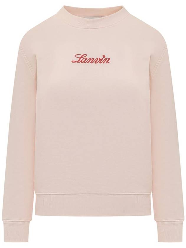 Lanvin Sweatshirt Logo Manuscrit Bouclette Clothing - LANVIN - BALAAN 1