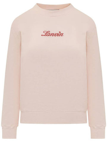 Lanvin Sweatshirt Logo Manuscrit Bouclette Clothing - LANVIN - BALAAN 1