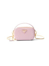 Saffiano Leather Mini Pouch Bag Light Alabaster Pink - PRADA - BALAAN 1