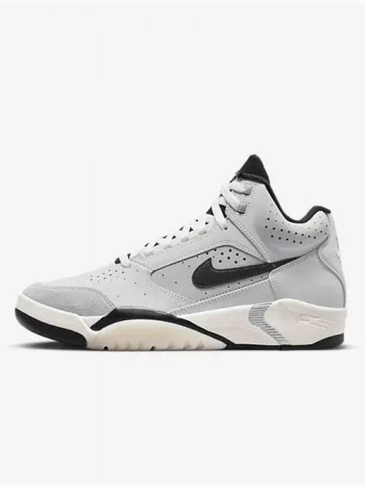 Air Flight Lite Leather Mid Sneakers White - NIKE - BALAAN 2