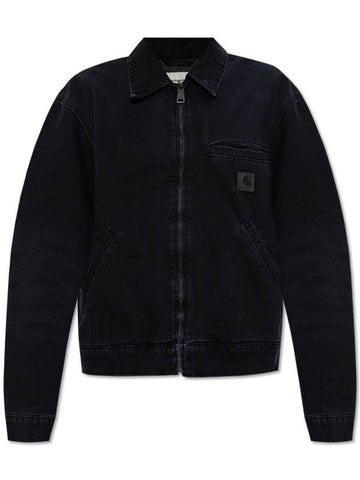 Carhartt WIP Denim Jacket, Women's, Black - CARHARTT WIP - BALAAN 1