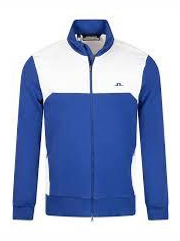 Bennett Mid Layer Zip-Up Jacket Blue - J.LINDEBERG - BALAAN 1