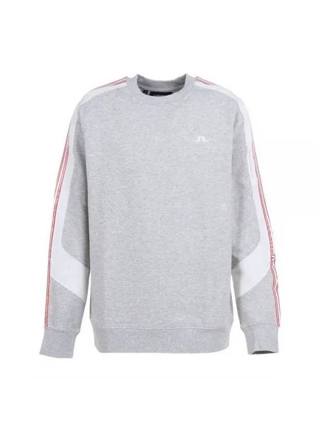 Sneaky Crew Neck Sweatshirt Light Grey - J.LINDEBERG - BALAAN 1