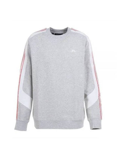 Sneaky Crew Neck Sweatshirt Light Grey - J.LINDEBERG - BALAAN 1