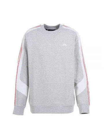 Sneaky Crew Neck Sweatshirt Light Grey - J.LINDEBERG - BALAAN 1