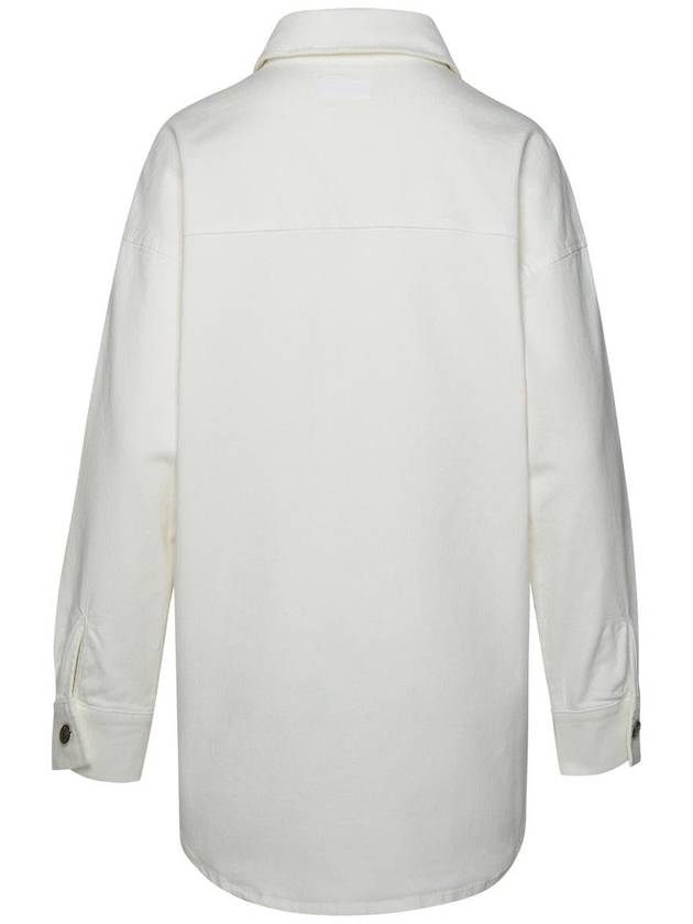 P.A.R.O.S.H. 'Chimera' White Cotton Blend Shirt - P.A.R.O.S.H. - BALAAN 3