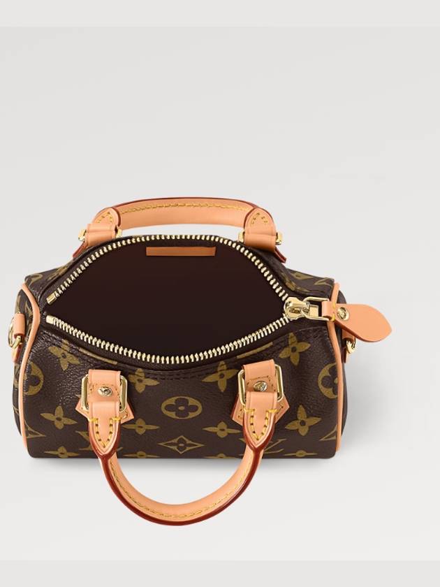 Nano Speedy Monogram Tote Bag Brown - LOUIS VUITTON - BALAAN 5