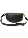 Leather Belt Bag Black - ISABEL MARANT - BALAAN 5