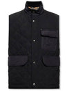 Diamond Quilted Thermoregulated Vest Black - BURBERRY - BALAAN 3