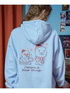 CPGN Kakao Friends Winter Lion Hoodie Teal Blue - CPGN STUDIO - BALAAN 3