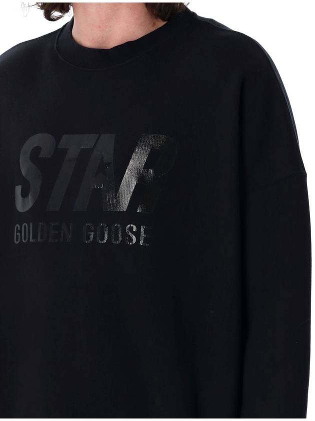 CREW NECK STAR LOGO - GOLDEN GOOSE - BALAAN 3