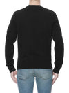 Logo embroidery sweatshirt black H17J024 730 - AMI - BALAAN 3