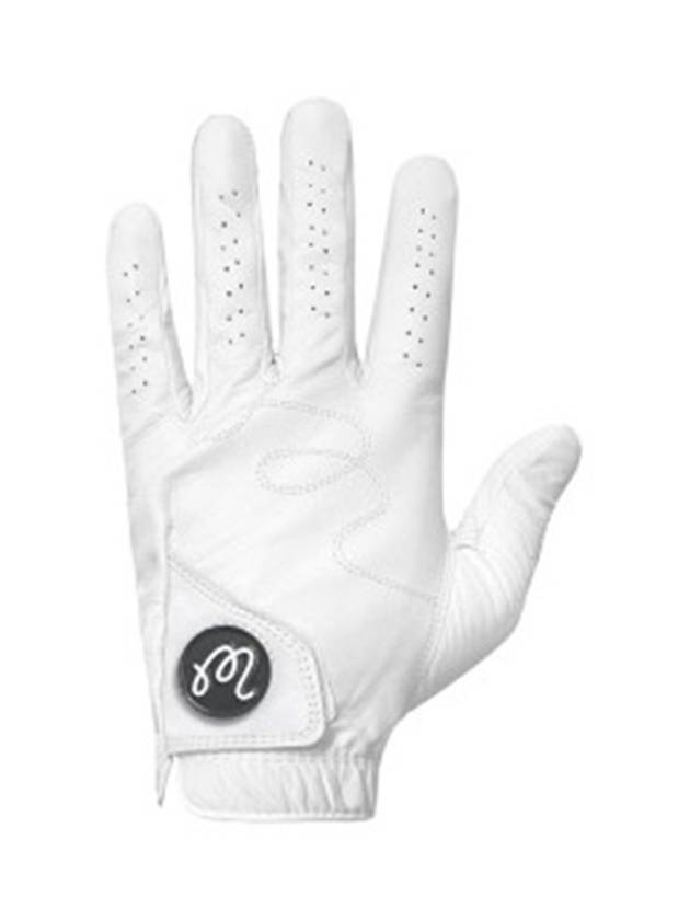 Malbon Men s Golf Gloves Scripter Glove Left Hand M 8434 Snow - MALBON GOLF - BALAAN 1