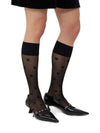 Logo play see through knee socks - GANNI - BALAAN 1