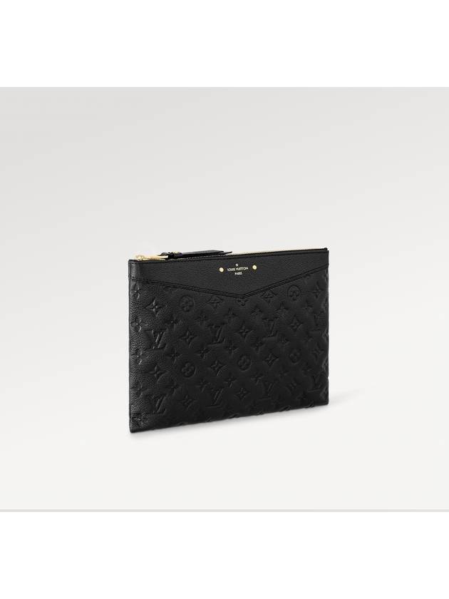 Monogram Daily Empreinte Pouch Bag Black - LOUIS VUITTON - BALAAN 5